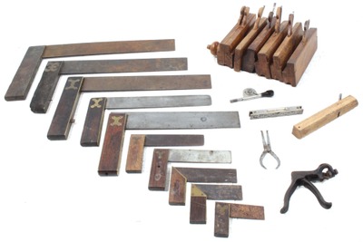 Assorted Makers: Lot Of Sound & Usabl Woodworking Tools