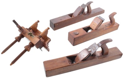 Assorted Makers: Three Shipwright's Razee Type Woodworking Planes