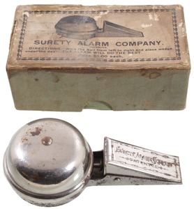 Surety Alarm Company, Augusta, Maine: Naser's Patent Burglar Alarm