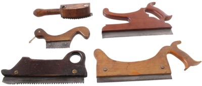 Assorted Makers: Coll. Of Five Clean Stair Builder's Saws