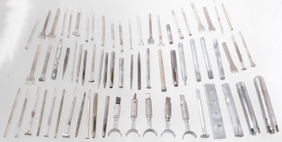 Craft Tool Company, Conneaut, Ohio: Wkg. Set Of Clean Leather Tools