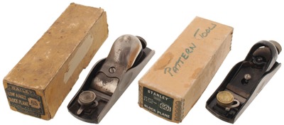Stanley Rule & Level: Two Low Angle Block Woodworking Planes