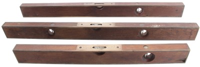 Assorted Makers: Three Brass Bound] Spirit Levels