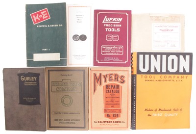 Assorted Makers: Lot Of Early Tool Related Catalogues