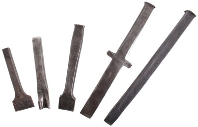 Unmarked: Five File Forged Hand Tools