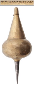 Unmarked: Massive Millwright's Plumb Bob