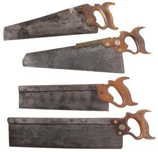 Assorted Makers: Four Small Size Hand Saws