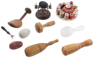 Assorted Makers: Two Early Type Sewing Stands