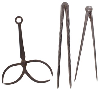 Assorted Makers: Three Hand Forged Measuring Tools