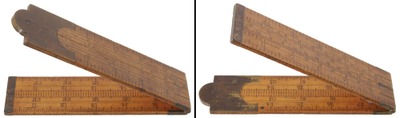 E.A. Stearns & Company, Brattleboro, Vermont, No. 20: Two-Foot, Four-Fold Folding Rule