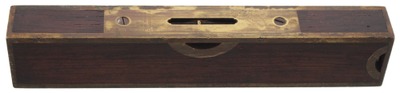 Stratton Brothers, Greenfield, Massachusetts, No. 10: Eight-Inch Rosewood Plumb & Level