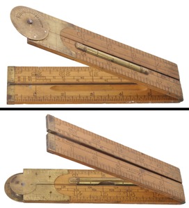 Buck & Hickman London, England: Extra Clean B'wood Folding Rule