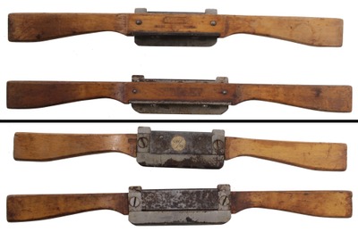 Stanley Rule & Level: Two "Razor Edge" Spoke Shaves