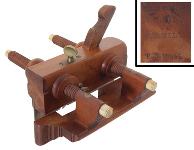 Ohio Tool Company, Columbus, Ohio, No. 103: Ivory Tip Boxwood Plow Plane
