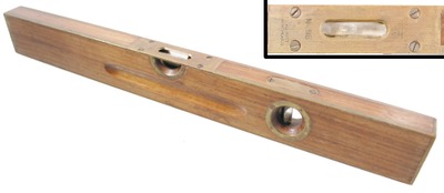 Stanley Rule & Level, No. 98: Brass-Bound Rosewood Level