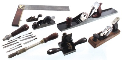Assorted Makers: Lot Of Clean & Usabl Woodworking Tools