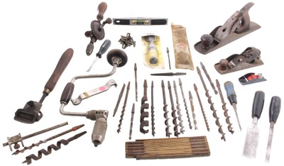 Assorted Makers: Lot Of Sound & Usble Woodworking Tools