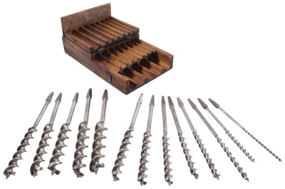 James Swan Company, Seymour, Connecticut: Graduated Set Of Auger Bits