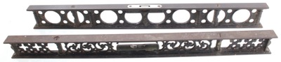 Assorted Makers: Two Early Cast Iron Spirit Level