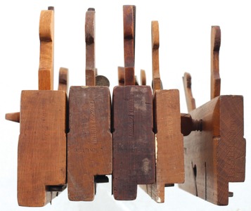 Reed, John/Utica, New York: Five Clean & Usable Dado Molding Planes