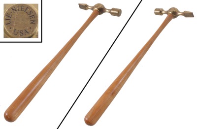 Lie-Nielsen Tool Works, Warren, Maine, No. 1-HMR-BR: 4 Oz. Brass Cross Pein Hammer