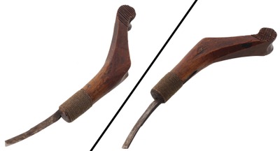 Unmarked: Early Native Amer. "Crooked" Knife