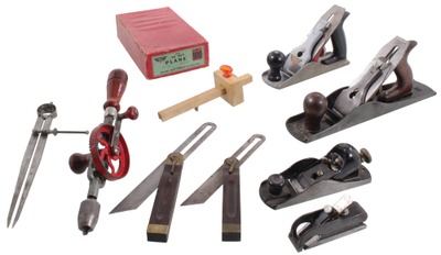 Assorted Makers: Lot Of Clean & Usabl Woodworking Tools