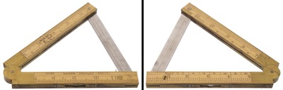 Chapin-Stephens Company, Pine Meadow, Connecticut, No. 036: Patent Inclinometer Folding Rule