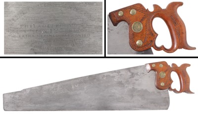 Henry Disston & Sons, Philadelphia, Pennsylvania, No. 12: "London Spring Steel Crosscut Saw