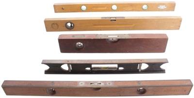 Assorted Makers: Five Clean Spirit Levels