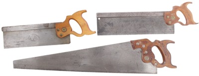 Henry Disston & Sons, Philadelphia, Pennsylvania: Three Exta Clean Disston Hand Saws