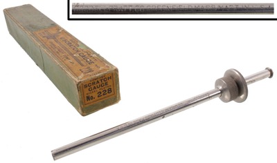 Goodell Pratt Company, Greenfield, Massachusetts, No. 228: Rare Screw Lock Marking Gauge