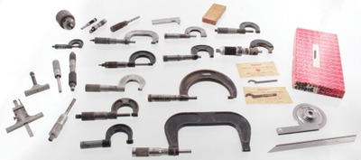 Assorted Makers: Lot Of Assorted Machinists' Tools