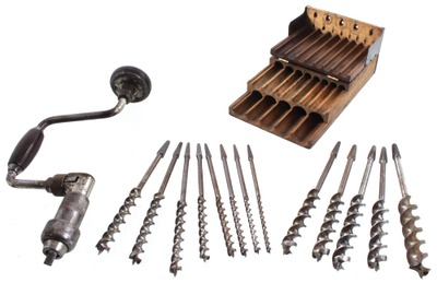 Peck, Stow & Wilcox Company, Plantsville, Connecticut: "Samson" 10" Sweeep Ratchet Bit Brace