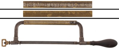 Davis Level & Tool Company, Springfield, Massachusetts: Rare Davis Brand Hack Saw