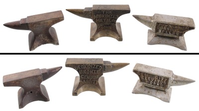 Assorted Makers: Three Clean Advertising Anvils