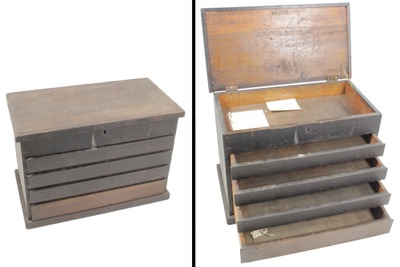 Unmarked: Early Walnut Body Tool Chest