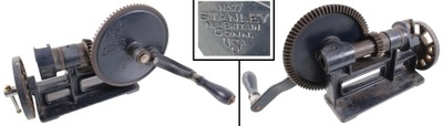 Stanley Rule & Level, No. 77: Hand Crank Dowel Machine