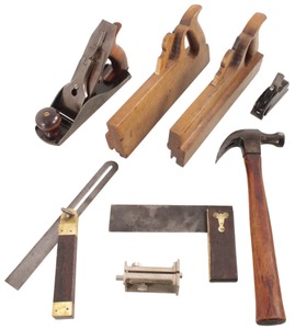 Assorted Makers: Lot Of Clean & Usabl Woodworking Tools