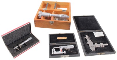 Assorted Makers: Four Original Box Machinists' Tools