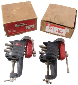 Stanley Rule & Level: Two Unused "stanley "man" Vises