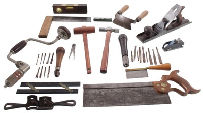 Assorted Makers: Lot Of Clean & Usabe Woodworking Tools