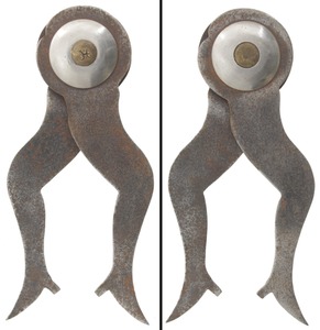 Unmarked: Pair Of "Ladyleg" Caliper