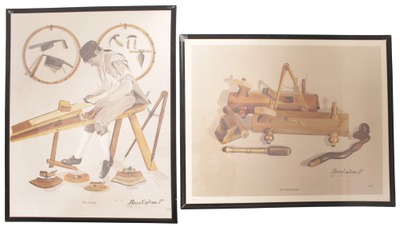 Cardell, Bruce: Two Signed & Numbere Tool Related Prints
