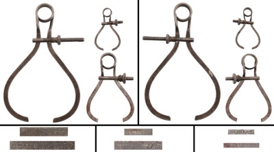 J. Stevens & Company, Chicopee Falls, Massachusetts: Three Page & Hadley Patent Calipers