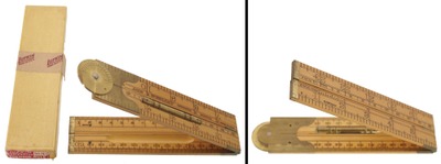 Lufkin Rule Company (England), No. 863 L: Boxwood Combination Folding Rule
