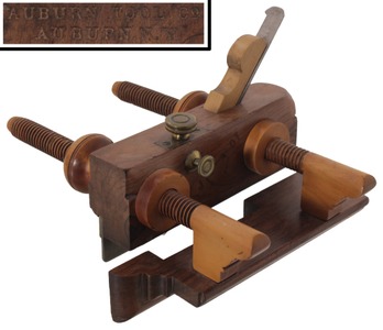 Auburn Tool Company, Auburn, New York: Unhdld. Rosewood Plow Plane