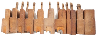 J.W. Farr & Company, New York, New York: Stepped Set Of Seven Bead Molding Plane
