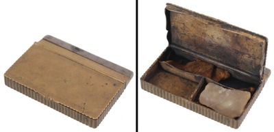Unmarked: 18th Century Brass & Iron Fire Steel & Ti