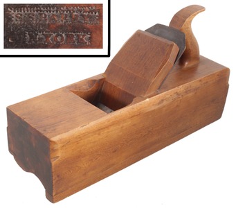 S.S. Barry, New York: Handled Ogee Crown Molding Plane